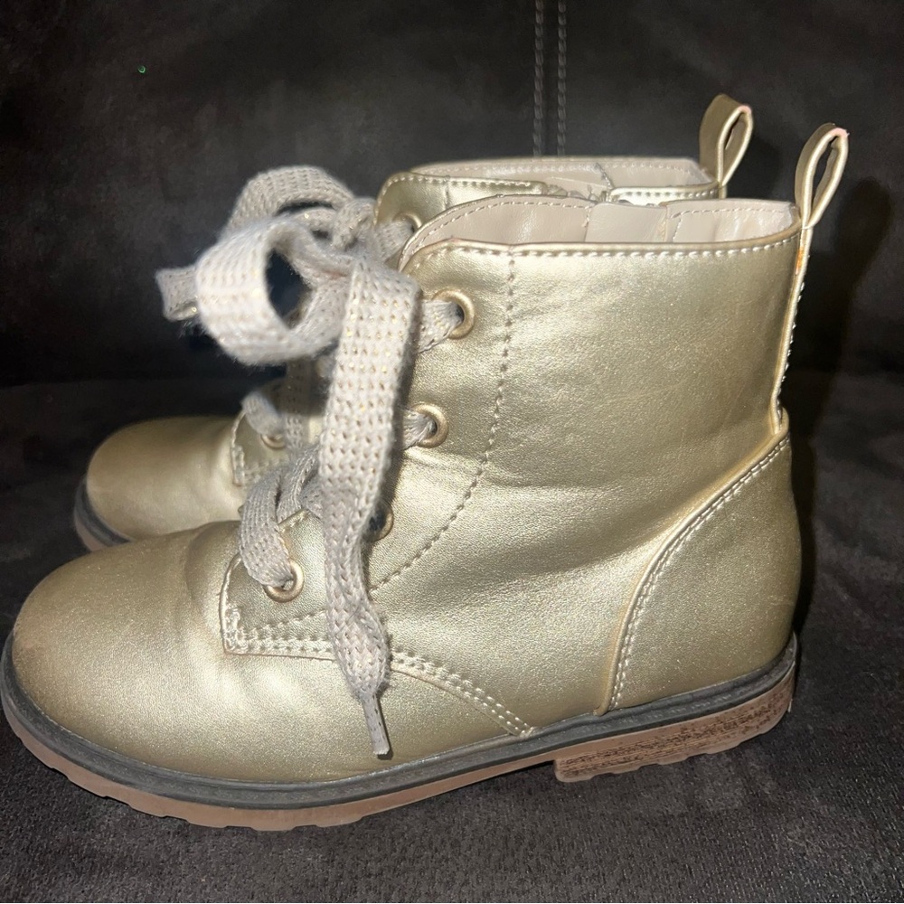 Girls Gold Boots- Size 11C